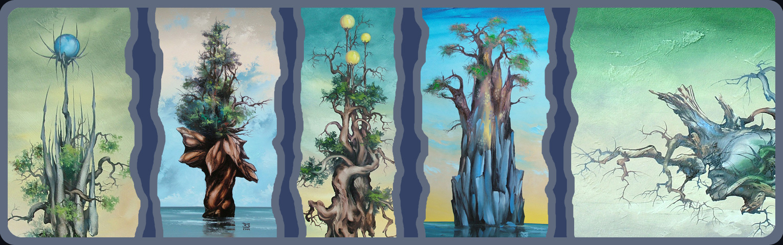 Earlier paintings - Trees 2004-2007