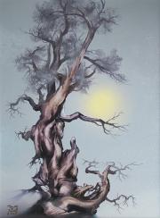Dragontree 6, 2005, oil on board, 30 x 40 cm