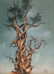 Dragontree 3, 2005, oil on board, 30 x 40 cm