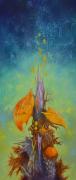 Amber valley tree 1, 2021, oil on canvas, 30x70 cm