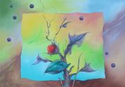 Crystal cranberry 1, 2012, oil on canvas, 100 x 70 cm