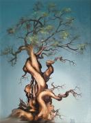 Dragontree 5, 2005, oil on board, 30 x 40 cm